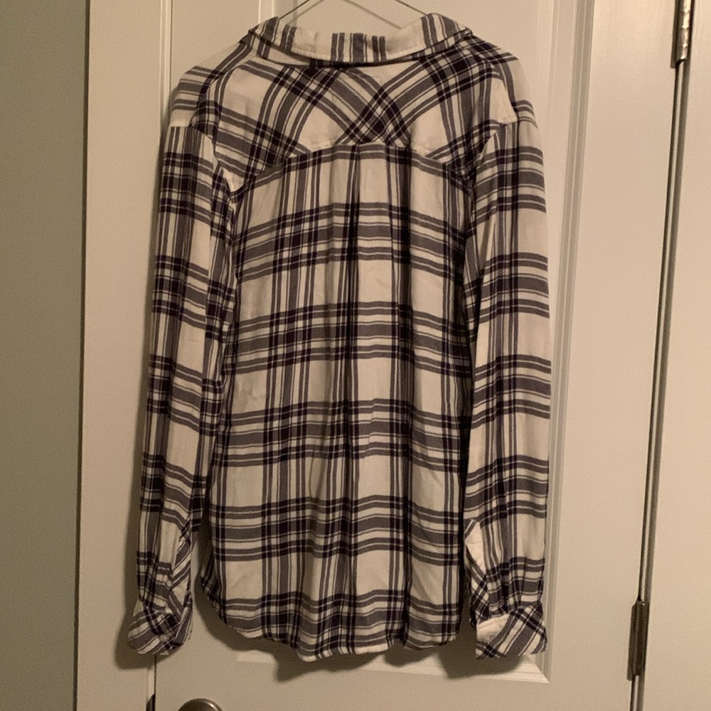 Rails Black And White Button Down - image 3